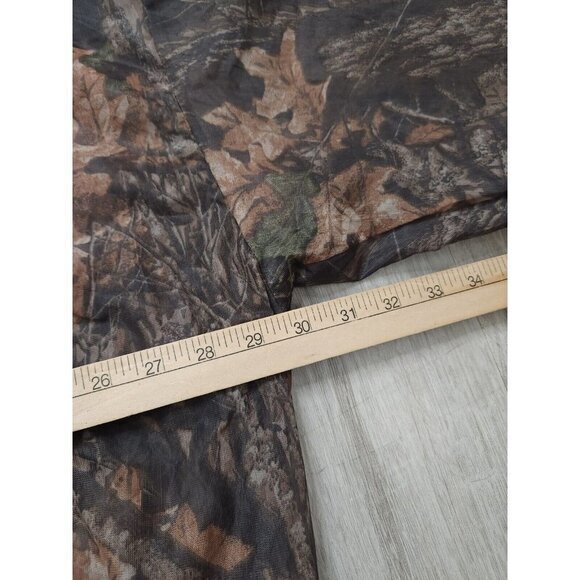 Vintage Cabelas Camo Hooded Face Cover Sheer Hunting Jacket Mens 2XL - Picture 7 of 9